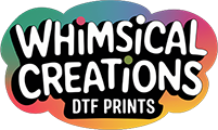 Whimsical Creations DTF Prints Logo